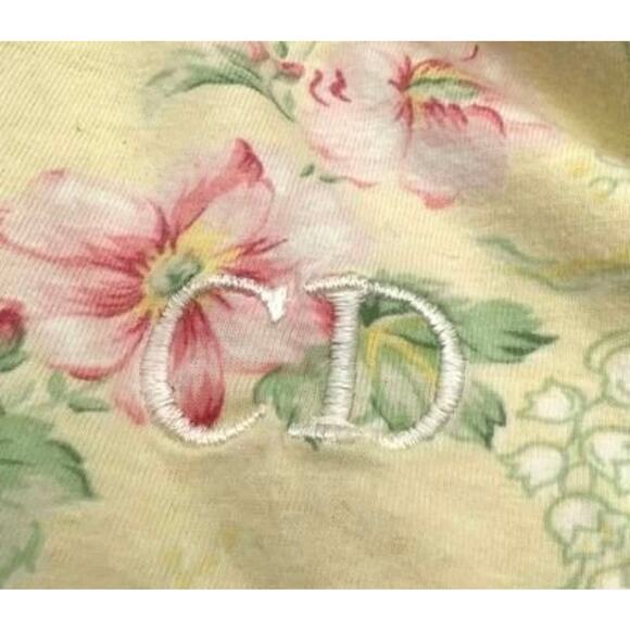 Vintage Christian Dior Sleeveless Floral Gown Sz. M (COA Included) - Picture 4 of 4